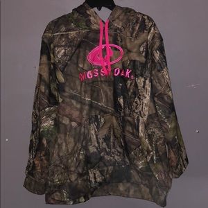 Hot pink and Camo hoodie